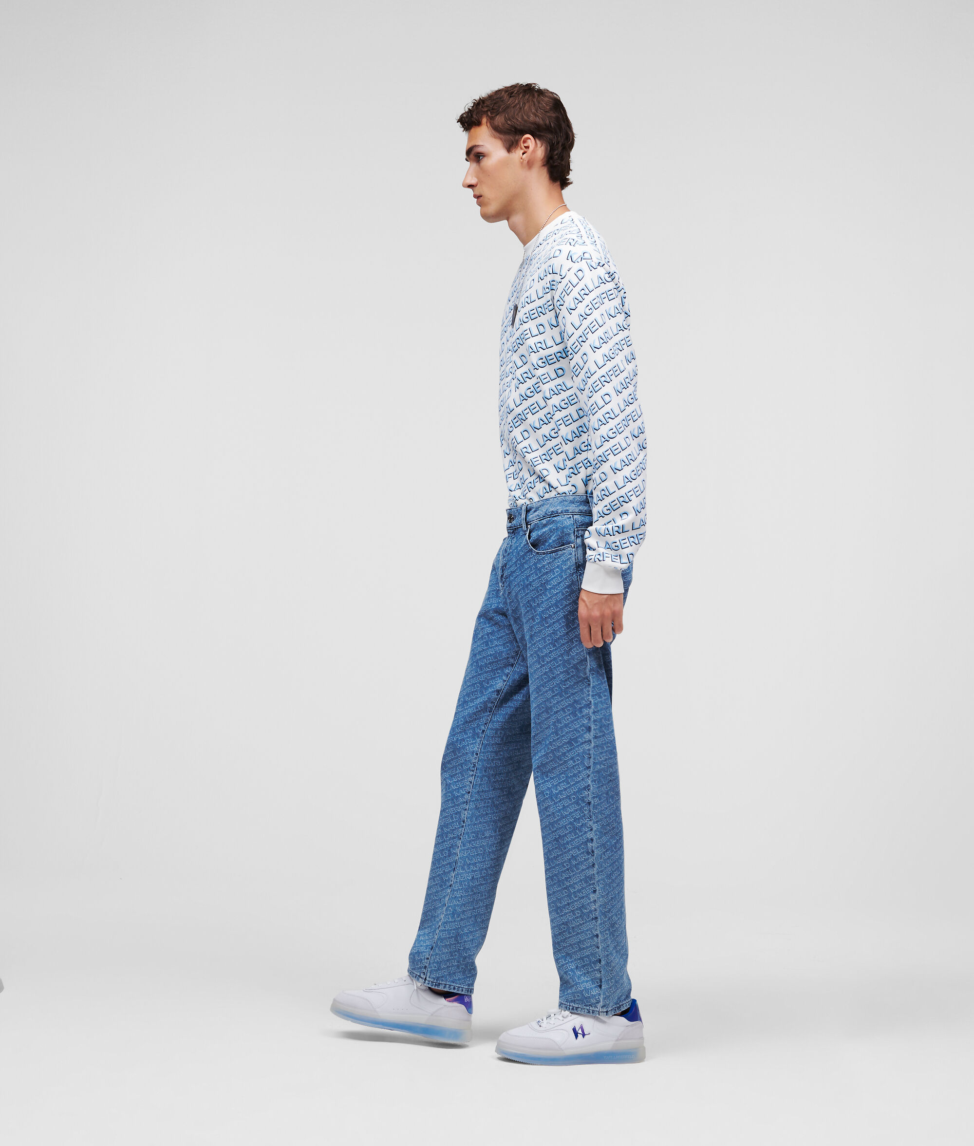 (image for) Top-Notch DIAGONAL KARL LOGO JEANS